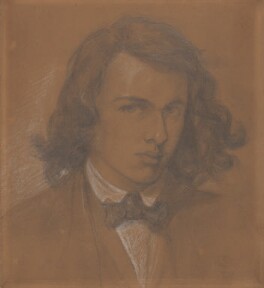 A portrait of Dante Gabriel Rossetti