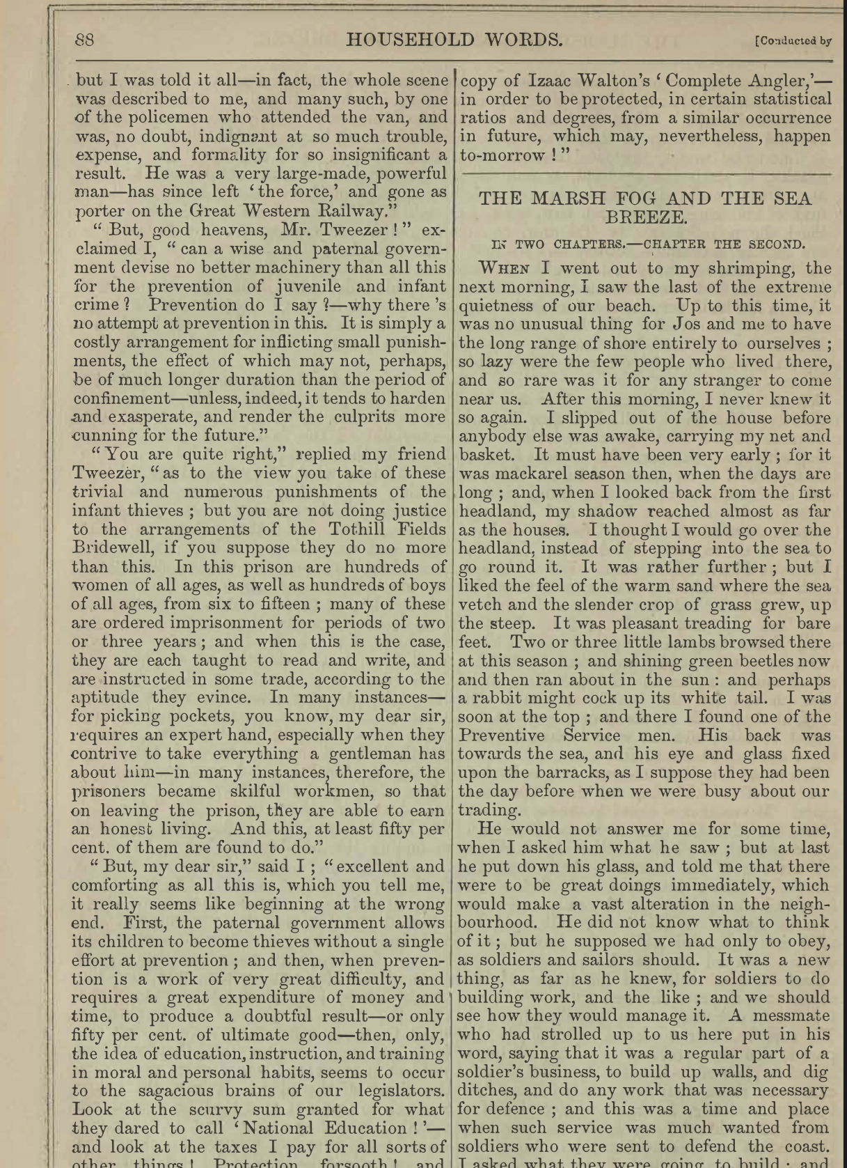 A sample page from The Marsh Fog and the Sea Breeze, Part 2 by Harriet Martineau