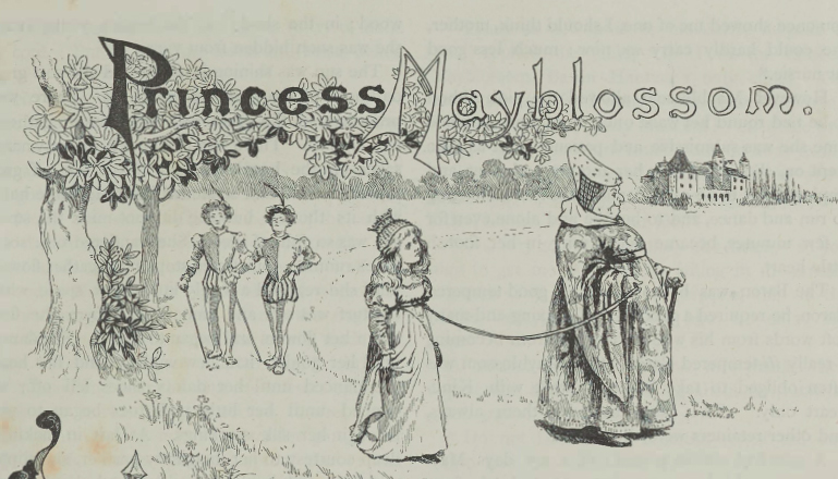 A sample page from Princess Mayblossom by Annette Lyster