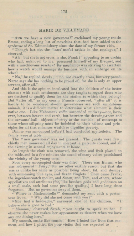 A sample page from Marie De Villemare by Anonymous