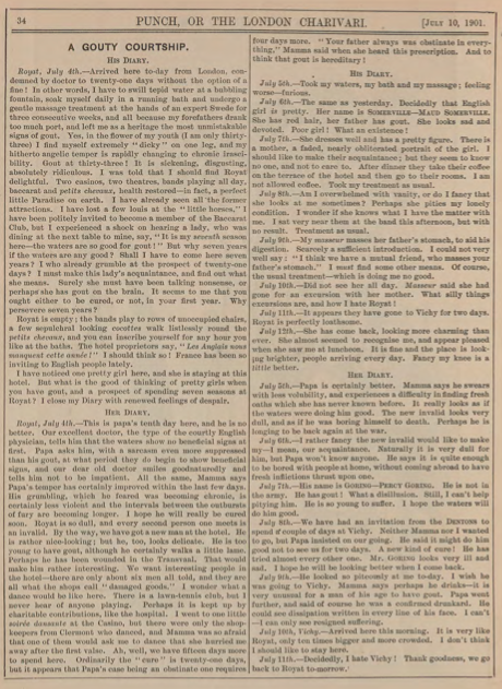 A sample page from A Gouty Courtship, Part 1 by F.C.PH.