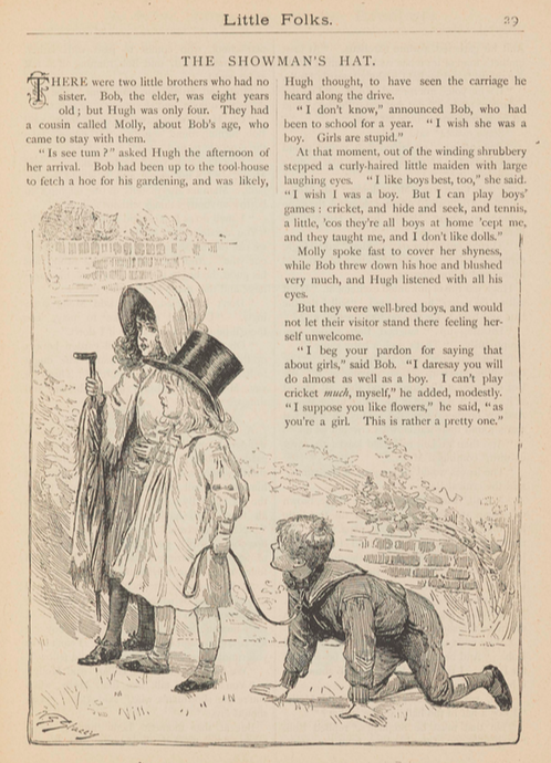 A sample page from The Showman's Hat by Anonymous