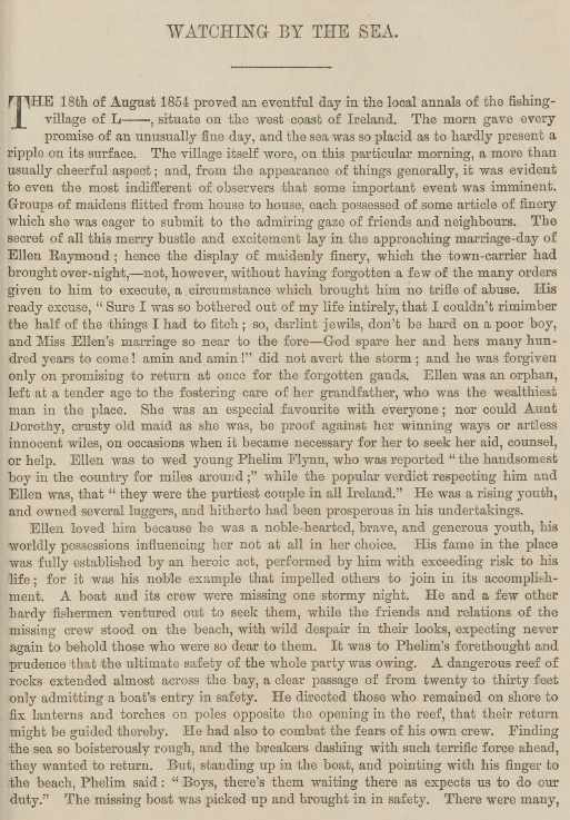 A sample page from Watching By The Sea by Anonymous